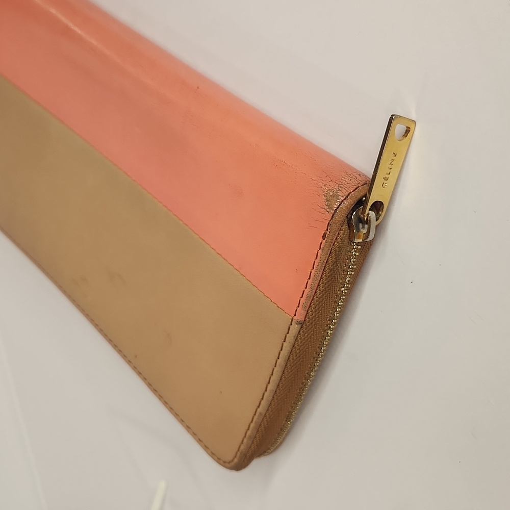 Celine Zip Around Wallet Colorblock - Picture 6 of 13